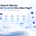 How Long Does It Take for ChatGPT and Claude to Cite a New Web Page?