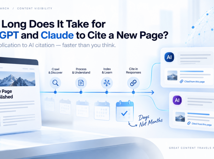 ChatGPT and Claude AI citation timeline for newly published web pagesChatGPT and Claude AI citation timeline for newly published web pages
